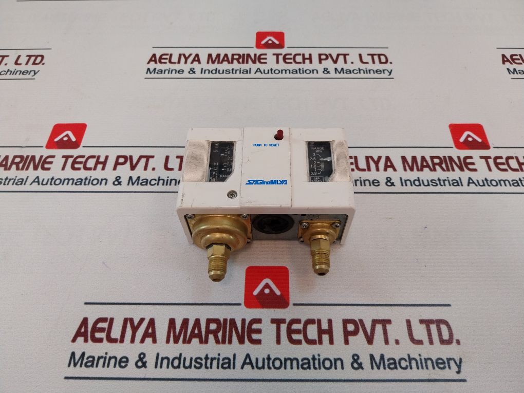 Saginomiya Dns-d606Mq083 Dual Control Pressure Switch With Manual Reset