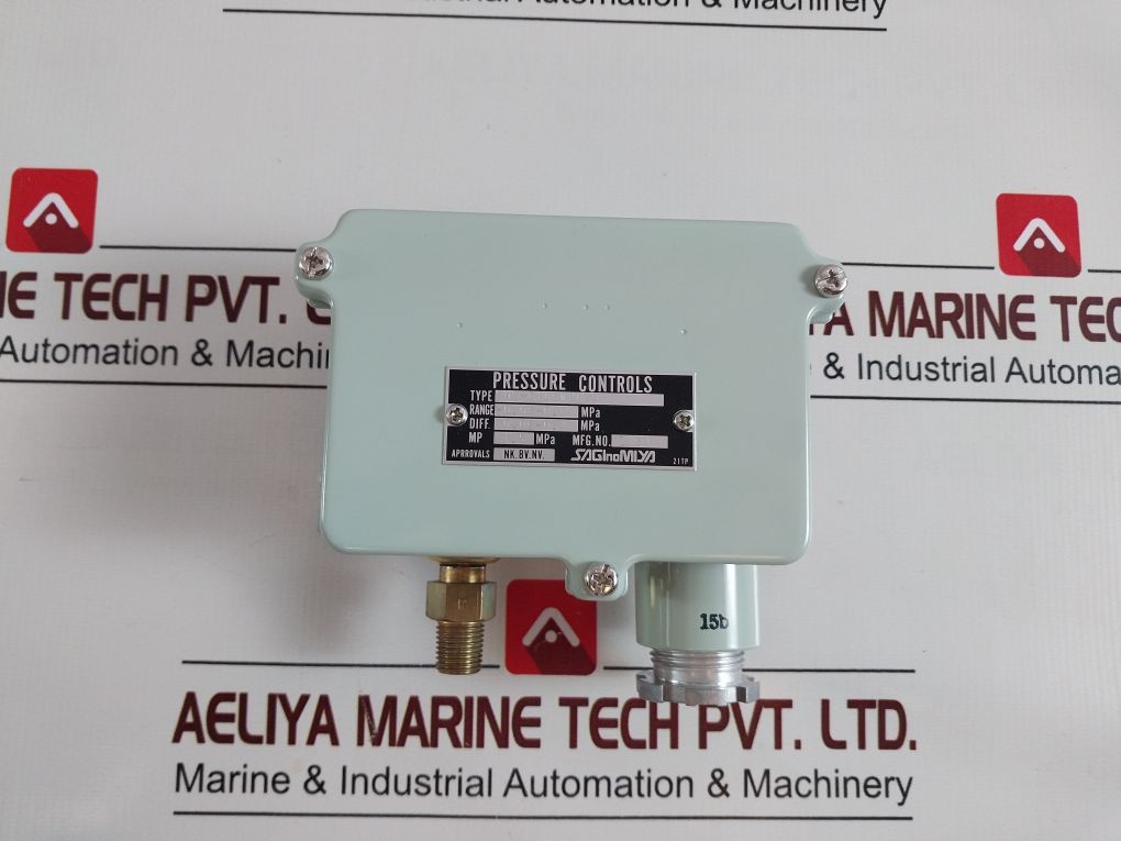 Saginomiya Sns-c106Wm02Q Pressure Control Switch -0.06~0.6 Mpa