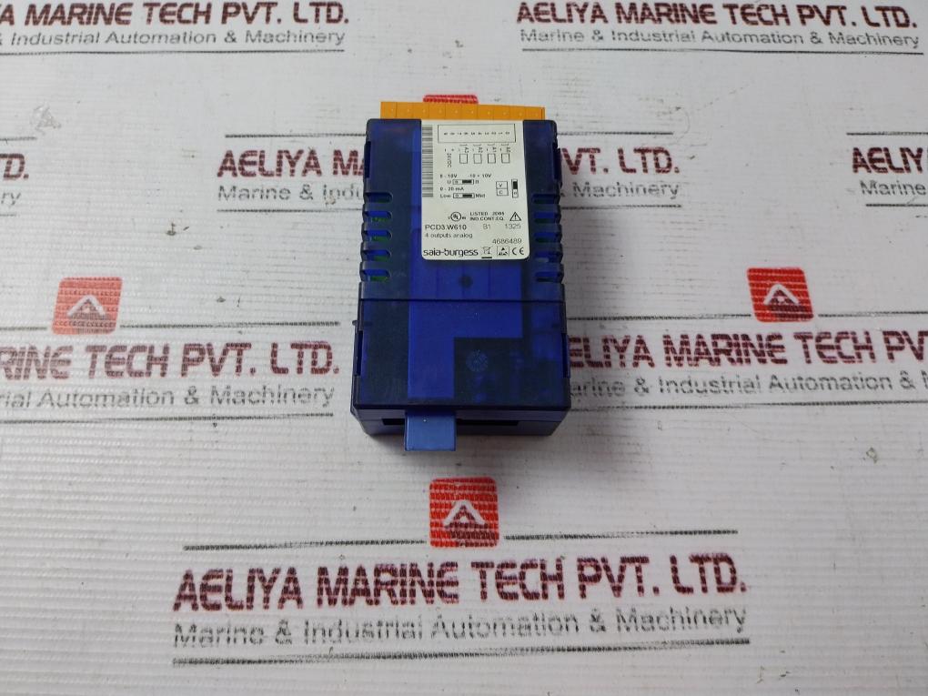 Saia-burgess Pcd3.W610 4 Outputs Analog Module 24Vdc