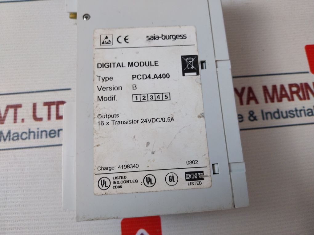 Saia-burgess Pcd4.A400 Version B Digital Module