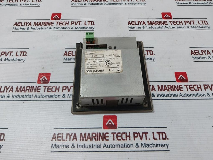 Saia-burgess Pcd7.D232 Terminal With Graphics-display