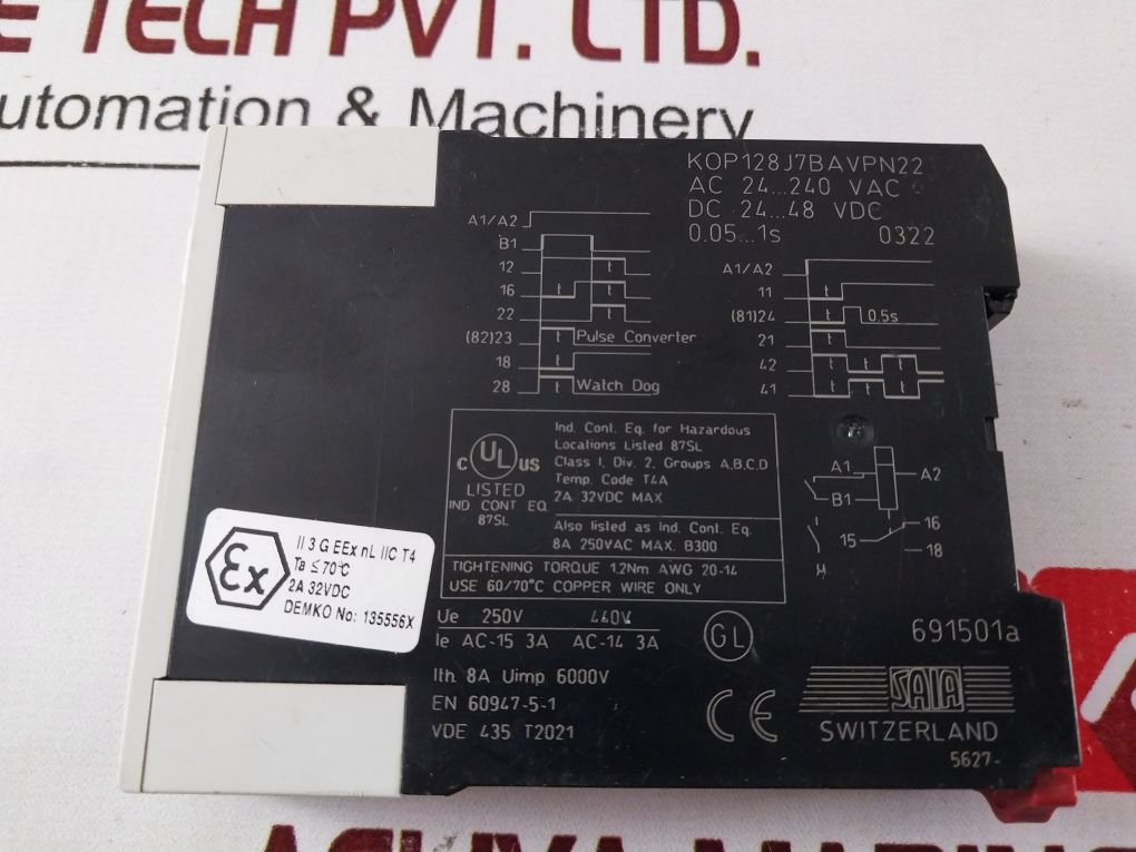 Saia Kop128J7Bavpn22 Time Relay