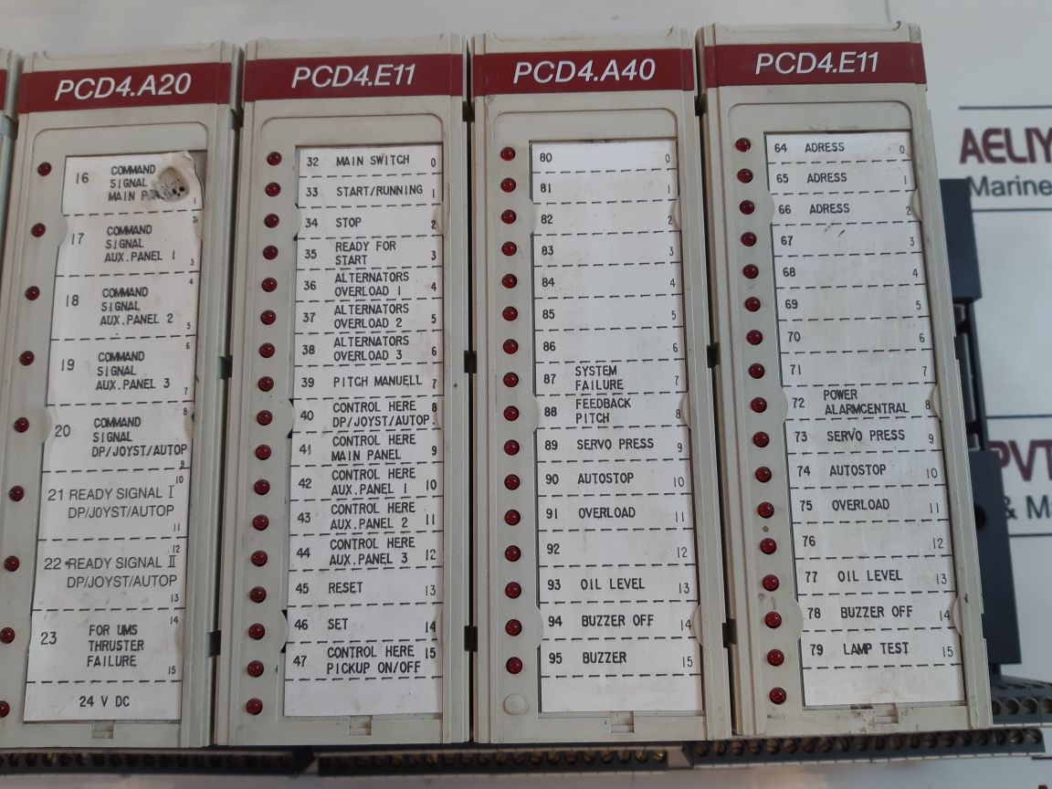 Saia pcd4.m110+pcd4.w10+pcd4.a20+pcd4.e11+pcd4.a40 processor module rack