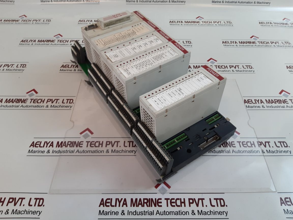 Saia pcd4.m110+pcd4.m11+pcd4.w10+pcd4.a20+pcd4.e11 processor module rack