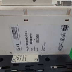 Saia pcd4.m110+pcd4.m11+pcd4.w10+pcd4.a20+pcd4.e11 processor module rack