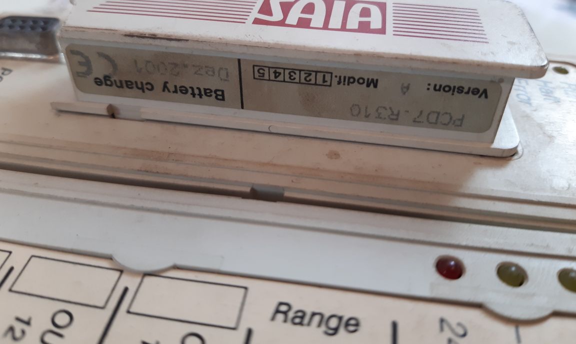 Saia pcd4.m110+pcd4.m11+pcd4.w10+pcd4.a20+pcd4.e11 processor module rack