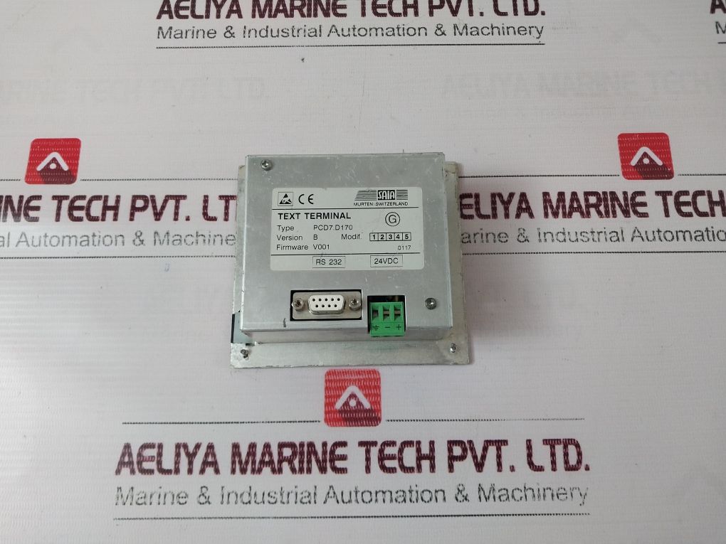 Saia Pcd7.D170 Text Terminal Ver.B