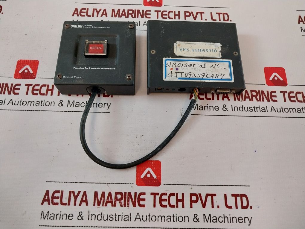 Sailor Tt-3042E Distress Alarm With Thrane & Thrane 403616B Interconnection Box