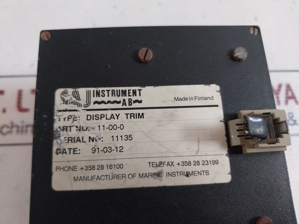 Saj Instrument 11-00-0