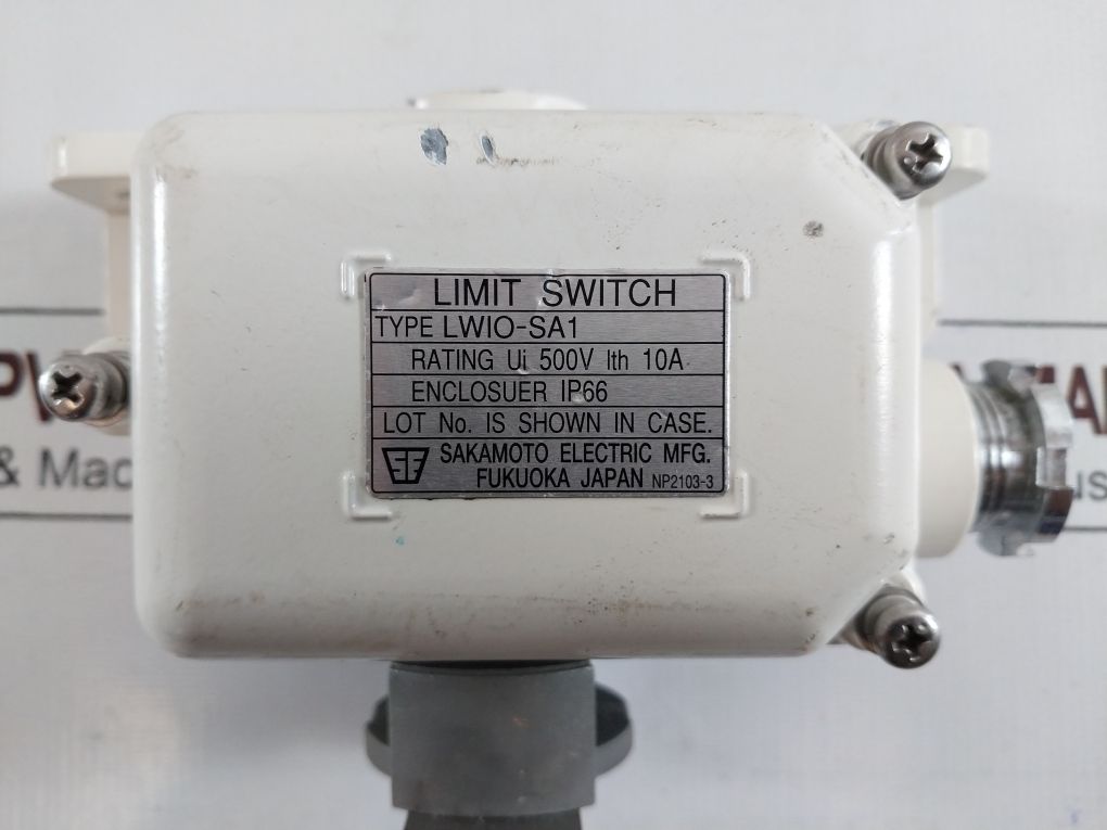 Sakamoto Electric Lwio-sa1 Limit Switch