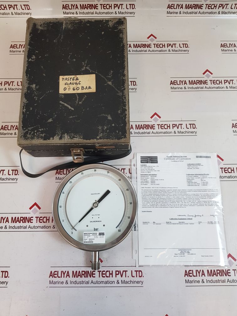 Salmoiraghi 0-60 Bar Pressure Gauge 2900229