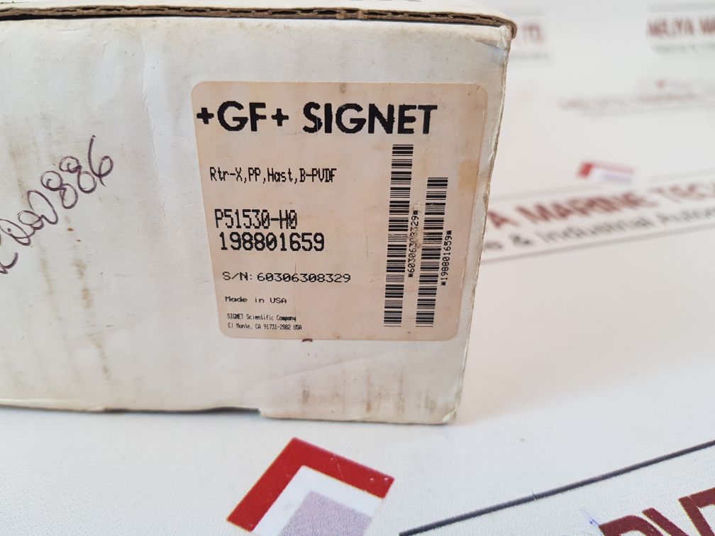 Salt Separation/George Fischer P51530-h0 Flow Sensor With Cable