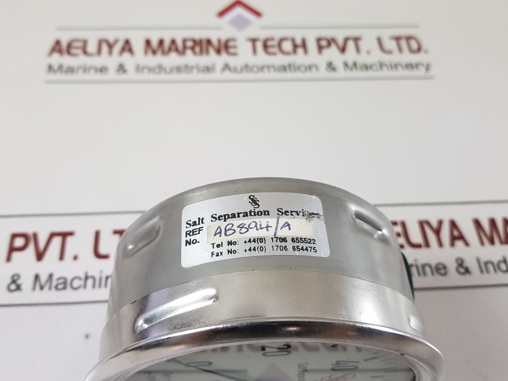 Salt separation pressure gauge 0 to 100 bar