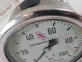 Salt separation pressure gauge 0 to 100 bar
