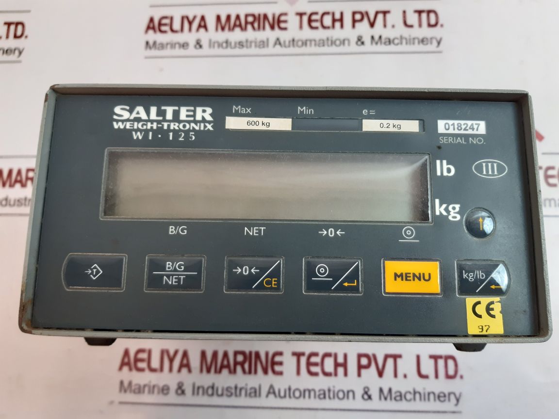 Salter Weigh-tronix Wi-125 Digital Scale Indicator