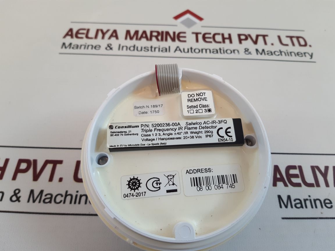 Consilium Salwico Ac-ir-3Fq Triple Frequency Ir Flame Detector 5200236-00A
