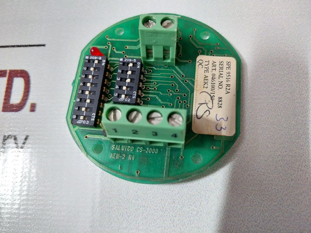 Salwico Cs-3000 Aek2 Pcb Card 046100/150
