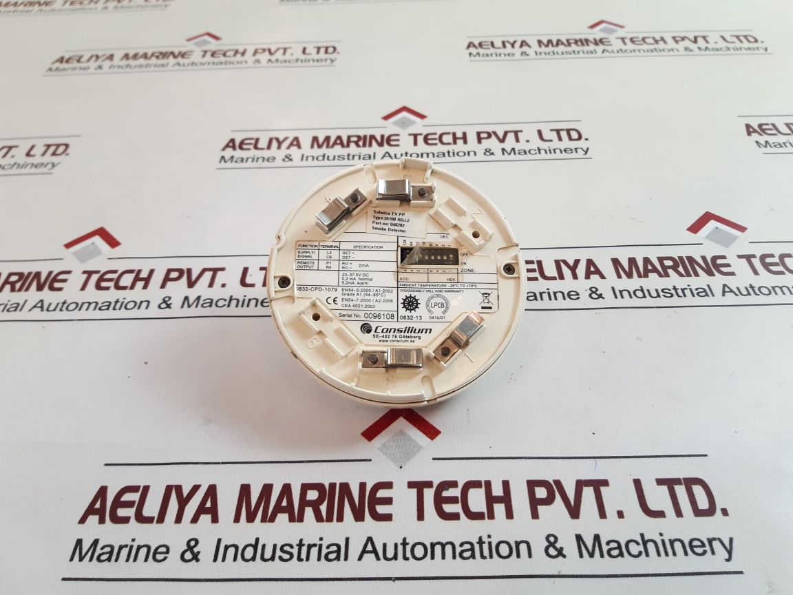 Consilium Salwico Ev-pp Ia100 Rdj-2 Smoke Detector 040202
