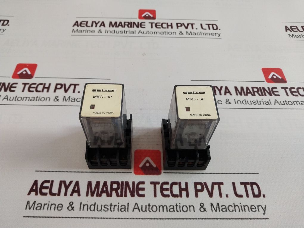 Salzer Mkg 3P Relay With Base Mkg 3P 12
