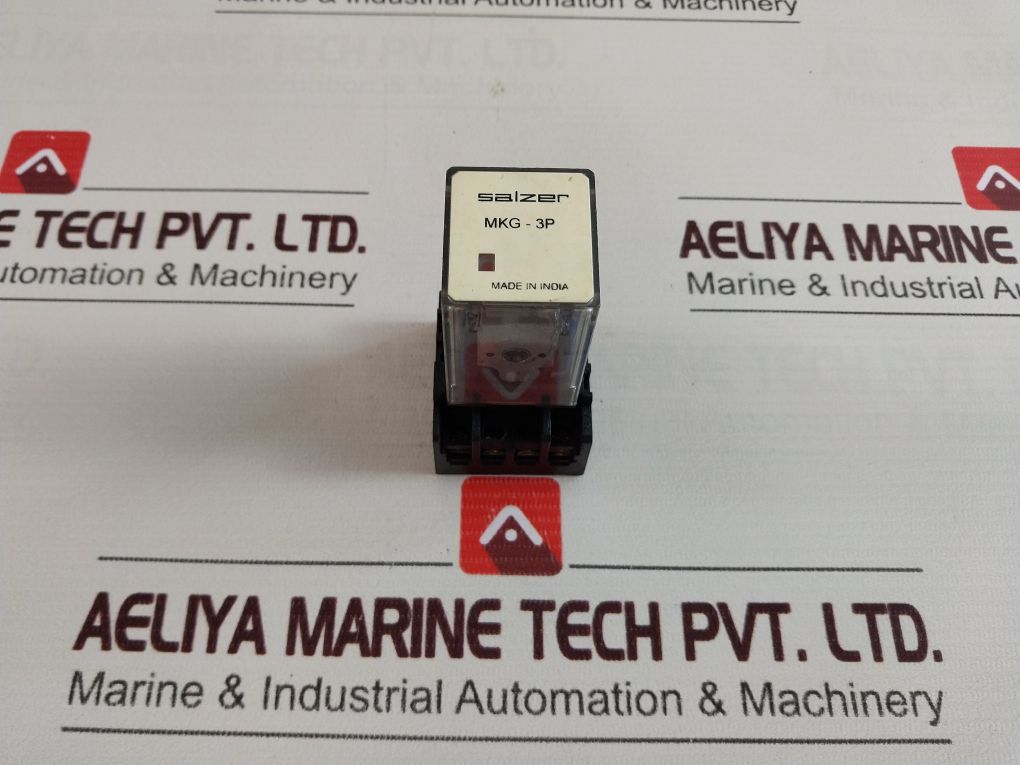 Salzer Mkg 3P Relay With Base Mkg 3P 12