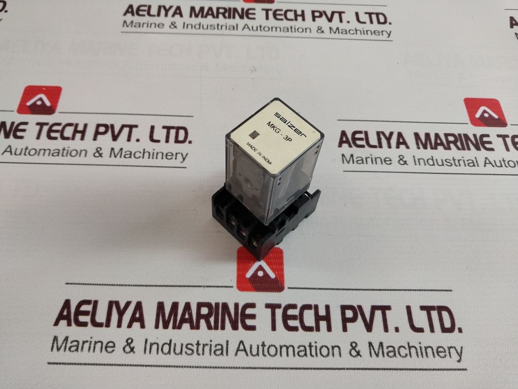 Salzer Mkg 3P Relay With Base Mkg 3P 12