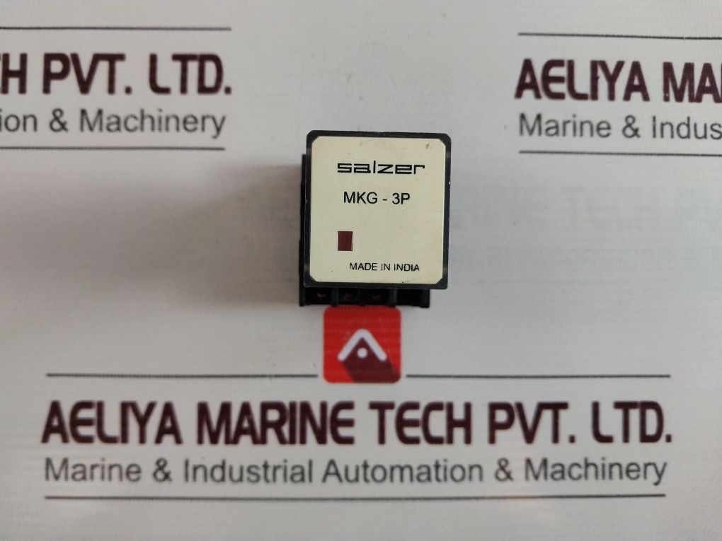 Salzer Mkg 3P Relay With Base Mkg 3P 12