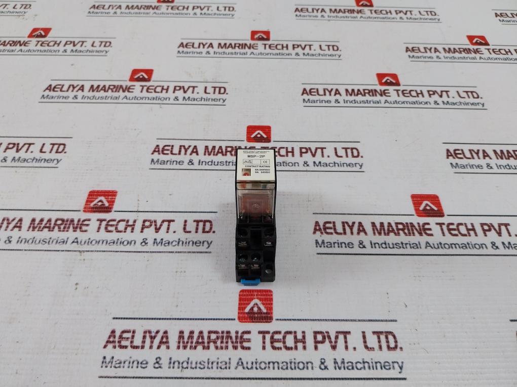 Salzer Msp-2P Relay With Base Dyf08A-e