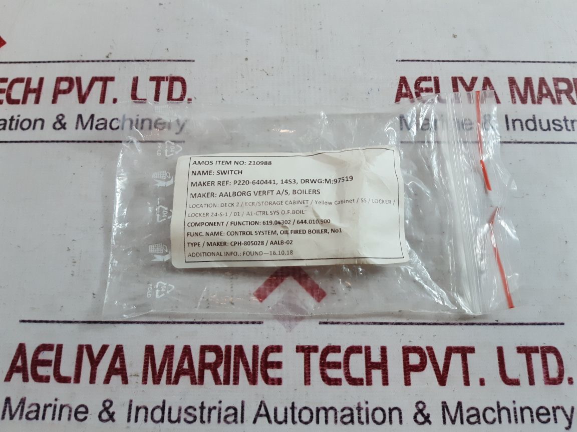 Salzer P220 Rotary/Cam Switch P220-640441
