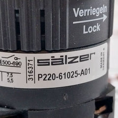 Salzer P220-61025-a01 Rotary Cam Switch