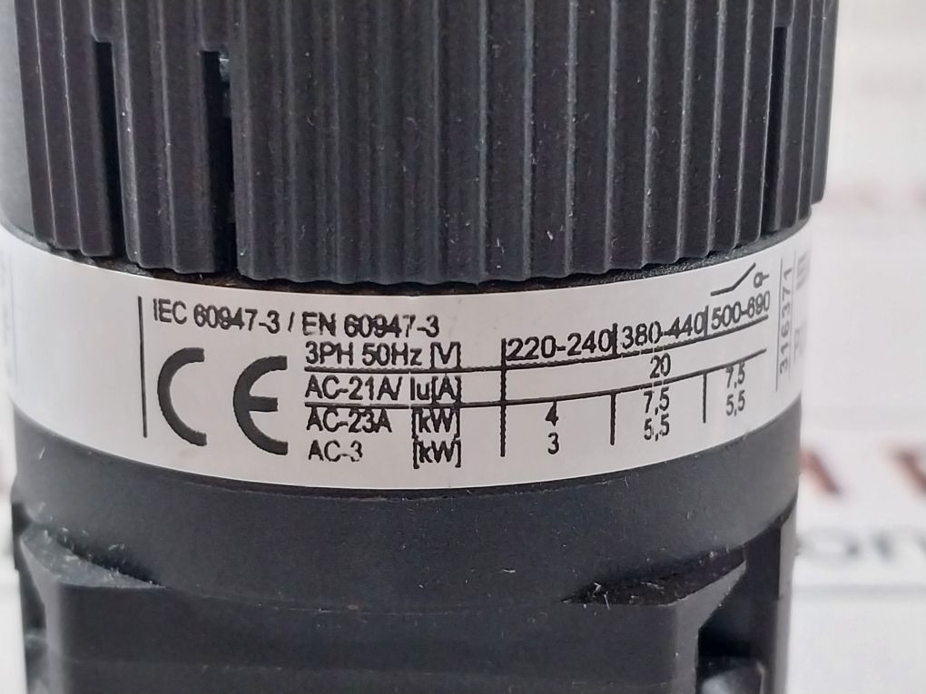 Salzer P220-61025-a01 Rotary Cam Switch