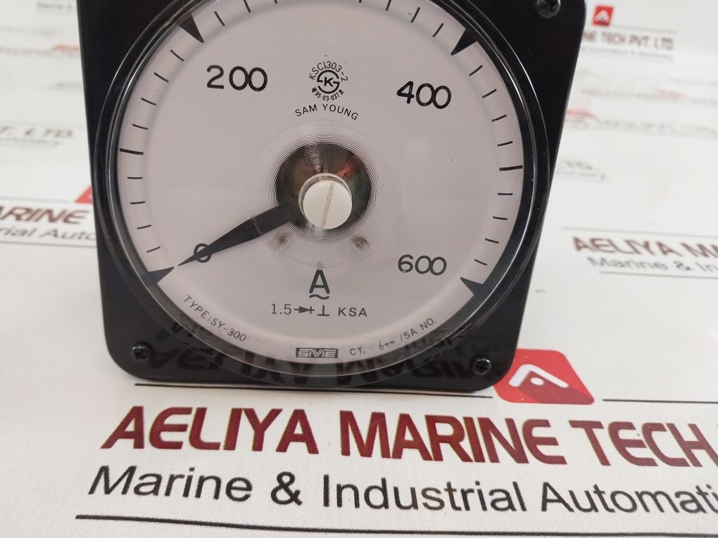 Sam Young Sy-300 Ammeter 0 To 600 A~