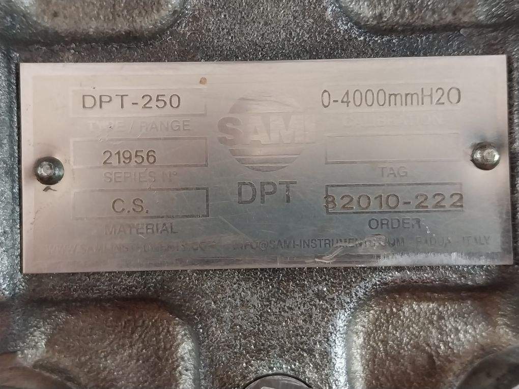Sami Dpt-250 0-4000Mmh2O