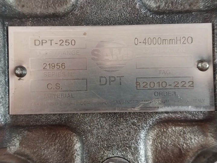 Sami Dpt-250 0-4000Mmh2O