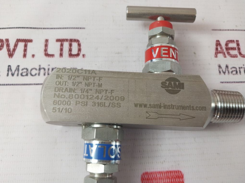 Sami Instruments 2020C11A Needle Valve 709687