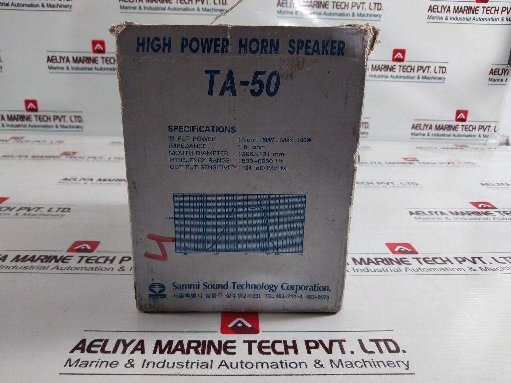 Sammi Ta-50 High Power Horn Speaker 500~6000 Hz