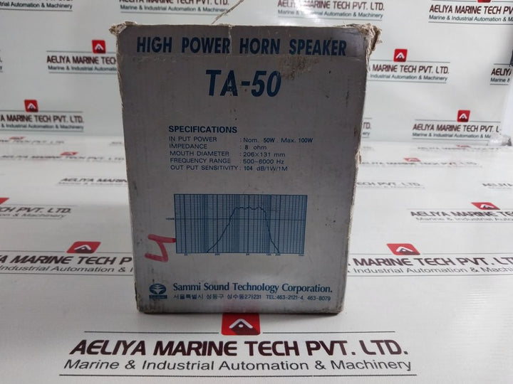 Sammi Ta-50 High Power Horn Speaker 500~6000 Hz