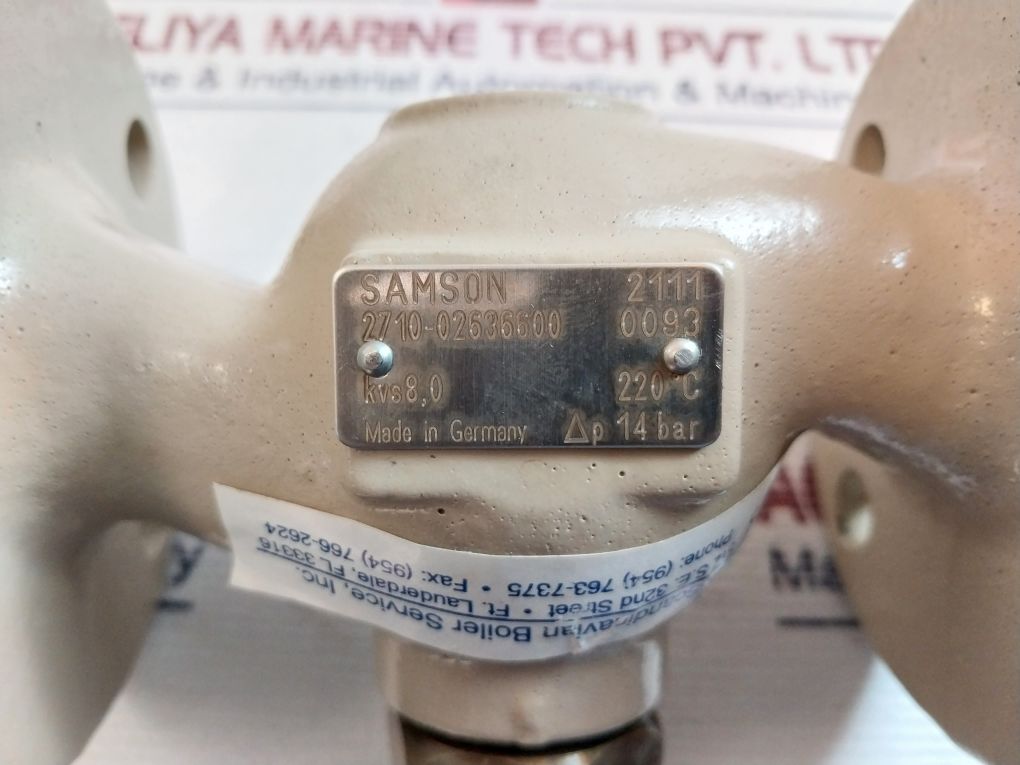 Samson 2111 Steam Regulating Valve