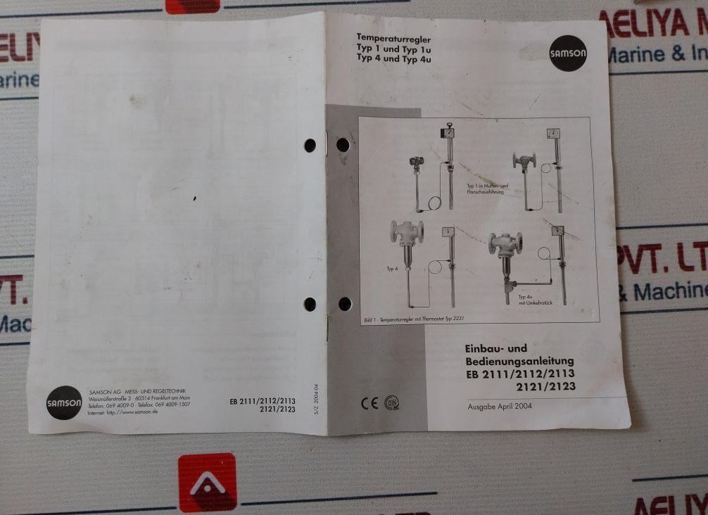 Samson 2231 1010415 0026 Thermostat For Temperature Regulator