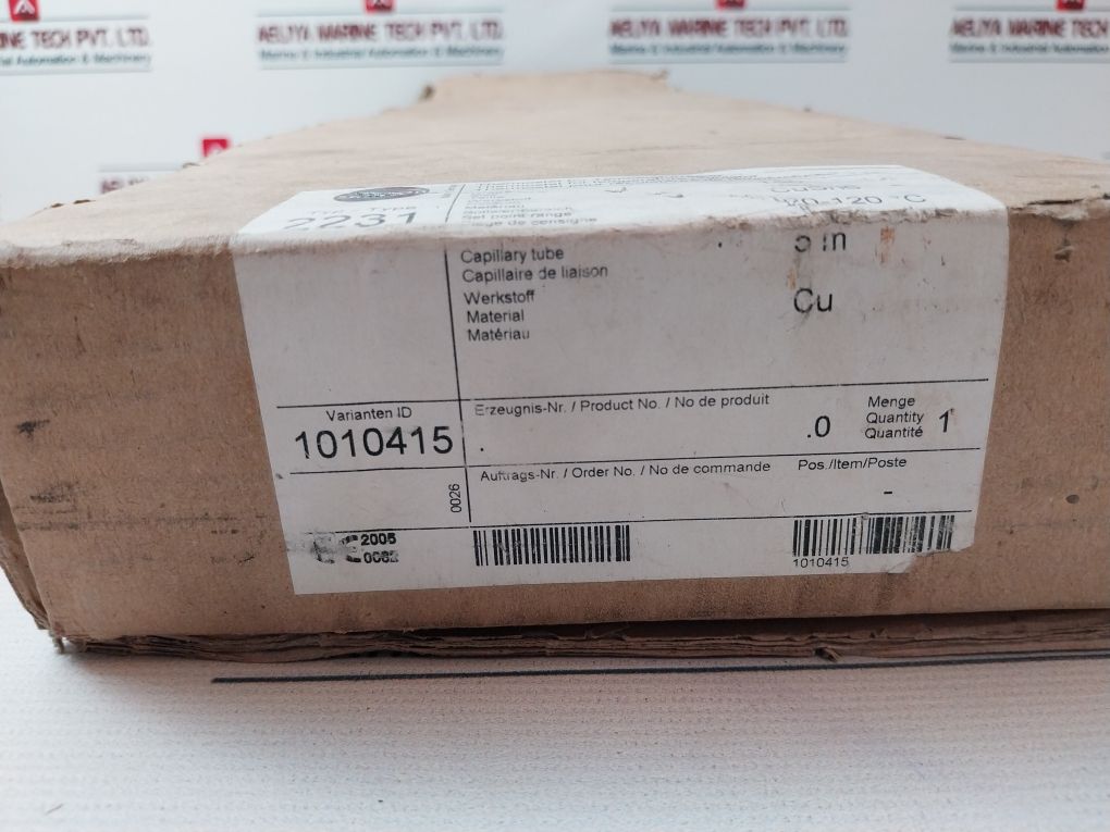 Samson 2231 1010415 0026 Thermostat For Temperature Regulator