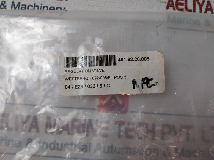 Samson 2441-1101 Regulation Valve