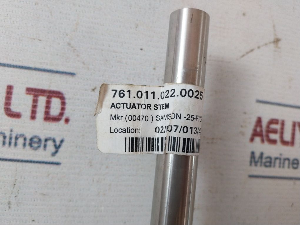 Samson 25-fig 2-dn 100-pn 16-kvs: 90-300 Actuator Stem Spare Part