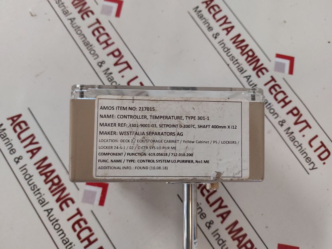 Samson 3301-9001-03 Temperature Controller 301-1