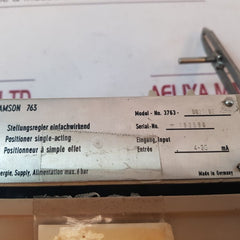 Samson 3763-0021.02 single-acting positioner