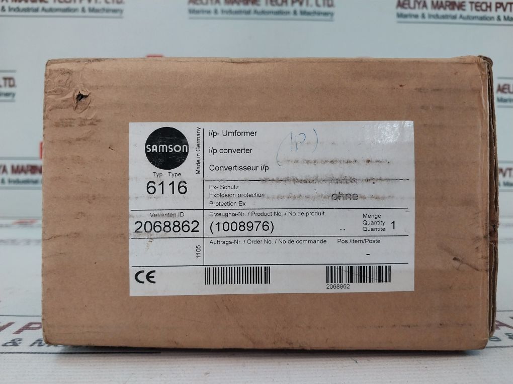 Samson 6116 Electropneumatic Converter 6116-010101121100000.01