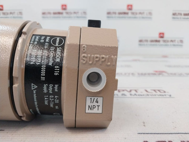 Samson 6116 Electropneumatic Converter 6116-010101121100000.01