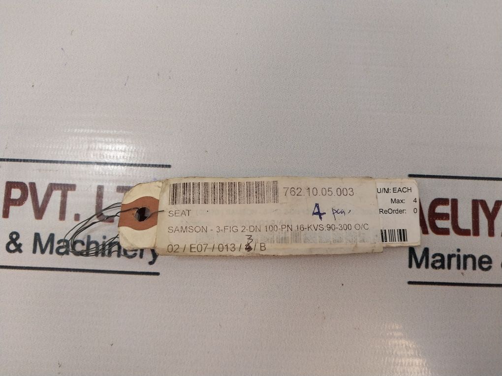 Samson Dn 100 Pn 16 Mechanical Seal Seat