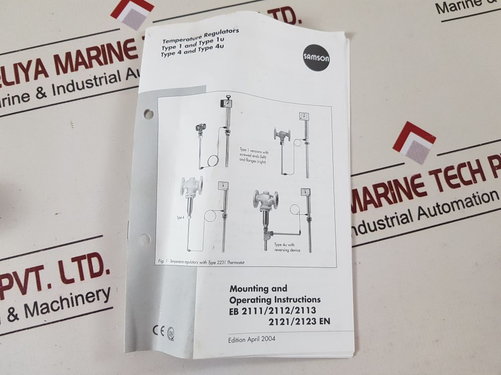 Samson 2231-008502 0093 thermostat for temperature controller 