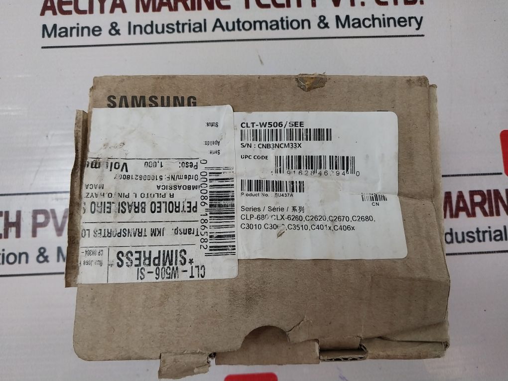 Samsung Clt-w506/See Waste Toner Container Su437A