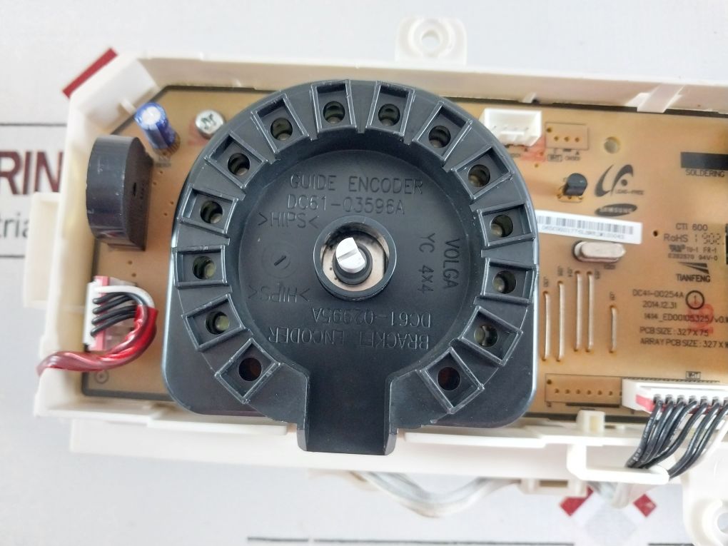 Samsung Dc61-03596A /Dc41-00254A Washer/Dryer Control Board