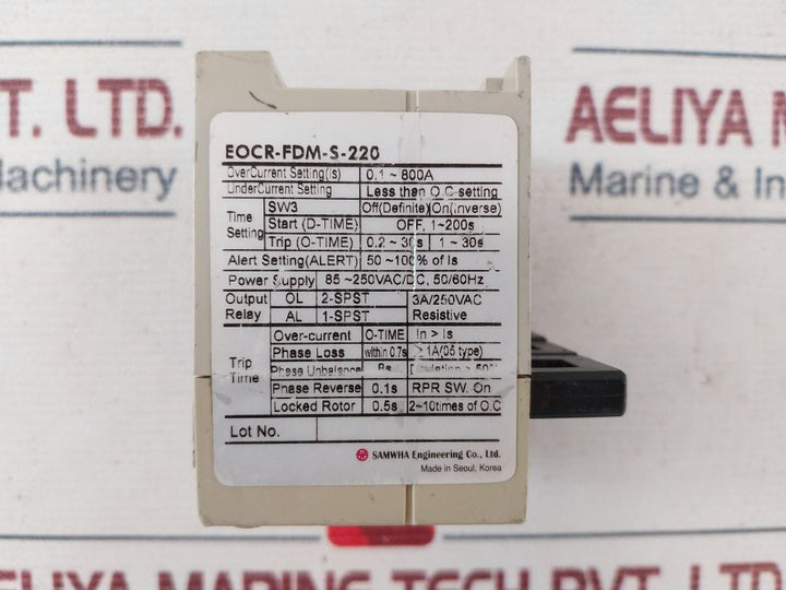 Samwha Eocr-fdm-s-220 Power Converter 0.1~800A